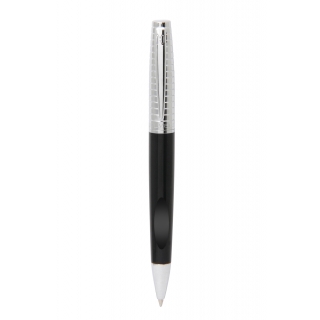 obrázek Kuličkové pero Helveco Ticino černo - stříbrné
