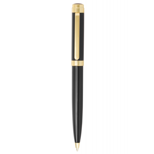 Kuličkové pero Helveco Neuchatel černo - zlaté